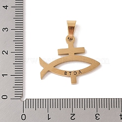 Подвески из нержавеющей стали 304 с вакуумным покрытием pvd&nbsp;STAS-M068-02G