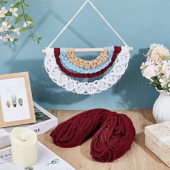 85м хлопковый плетеный шнур OCOR-WH0036-74C