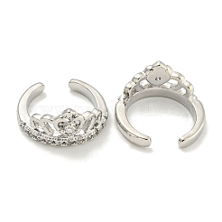 Серьги-манжеты из циркония EJEW-C104-022P