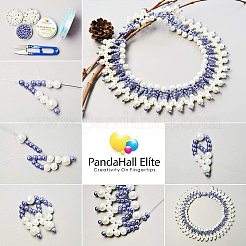 パール調ガラスパールラウンドビーズ  染め  コーンフラワーブルー  6mm  穴：0.7~1.1mm  約400個/箱&nbsp;HY-PH0001-6mm-015