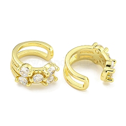 Серьги-манжеты из циркония EJEW-C104-042G