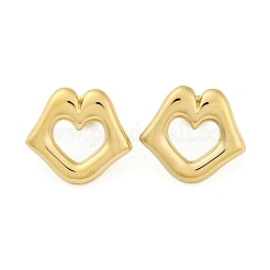 Серьги-гвоздики из нержавеющей стали 304 с ионным покрытием (IP) EJEW-K268-11G