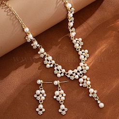 Ensembles collier et boucles d'oreilles en alliage&nbsp;WG9335D-02