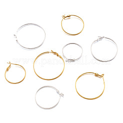 Латунные серьги обруча&nbsp;KK-TA0007-79-NF