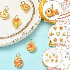 7pcs 7 Arten Messinganhänger&nbsp;KK-CJ0005-63