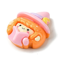 Кабошоны из непрозрачной смолы на тему Хэллоуина&nbsp;LS-CRES-Q219-03J