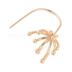 Фурнитура для сережек из латуни в виде цветка&nbsp;LS-KK-N256-21G