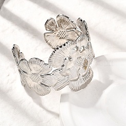 Браслеты-манжеты из нержавеющей стали 304 BJEW-L705-04B-P