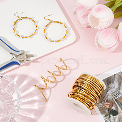 10м круглой латунной проволоки CWIR-WH0007-18G