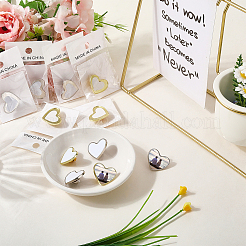 Набор для изготовления брошей-булавок своими руками из 10 набора для сублимационной заготовок&nbsp;FIND-SP0004-08C