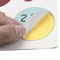 Рождественские наклейки с адвент-календарем&nbsp;LS-DIY-L050-A09