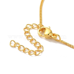 Изготовление ожерелья из латуни в стиле макраме для изготовления самородков из драгоценных камней&nbsp;KK-M285-02C-G