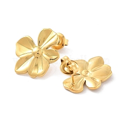 Серьги-гвоздики из нержавеющей стали 304 с ионным покрытием (IP) EJEW-P258-10G