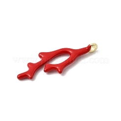 Pendentifs d'émail en alliage&nbsp;ENAM-L052-01G-02