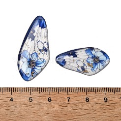 4 шт. подвески в виде крыльев бабочки из прозрачной эпоксидной смолы&nbsp;RESI-C057-07D