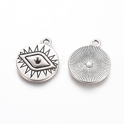 Стойки плакировка тибетского стиля сплава кулон настройки горный хрусталь&nbsp;LS-X-TIBEP-L005-08AS