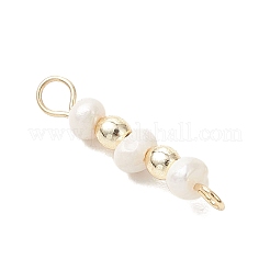 Натуральный культивированный пресноводный жемчужный картофель с круглыми гальваническими синтетическими немагнитными гематитовыми бусинами-подвесками.&nbsp;PALLOY-JF04854-02