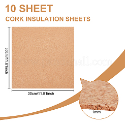 Hojas de aislamiento de corcho&nbsp;DIY-WH0430-173