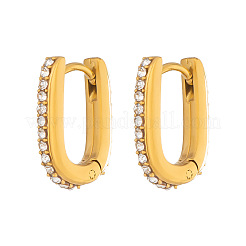 Boucles d'oreilles créoles en acier inoxydable 304 pour femmes&nbsp;LS-KE4093-1