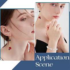 80 шт. 4 вида гофрированных латунных трубчатых бусин KK-CN0002-89