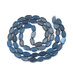 Окрашенные прозрачные стеклянные бусины GLAA-E033-06C