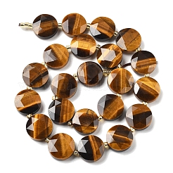 Природных тигровый глаз бисер нитей G-C116-A162-03