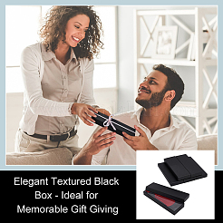 Коробки для хранения бумажно-картонных галстуков&nbsp;LS-CON-WH0107-64A