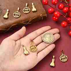 8 шт. 2 стиля подвески из нержавеющей стали 304&nbsp;STAS-CJ0002-70