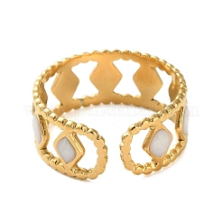 Кольца-манжеты из нержавеющей стали 304 с эмалевым покрытием RJEW-M171-07G