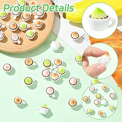 30 шт. 3-цветные мини-кофейные чашки&nbsp;DJEW-CJ0001-10