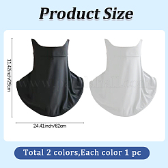 2 шт. двухцветная фибровая подвесная маска для ушей&nbsp;AJEW-DJ0006-37