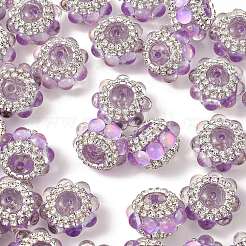 Сверкающие акриловые стразы круглые бусины OACR-NH0002-01B-07