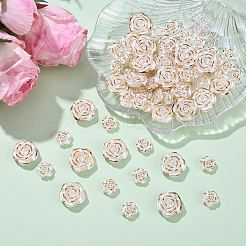 50шт пластиковые бусины&nbsp;FIND-YW0008-17A