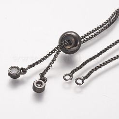 Fabrication de bracelet de chaîne en laiton d'électrodéposition de support&nbsp;LS-KK-A142-017B