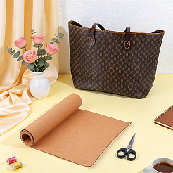 Rouleau de doublure artisanale en cuir mélangé pour sacs et pochettes&nbsp;AJEW-WH0817-023A-04