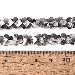 Abalorios de vidrio electroplate hebras&nbsp;EGLA-Q135-04A-A02