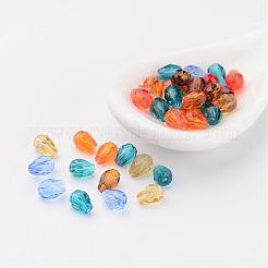 Perle di vetro trasparente&nbsp;X-GLAA-Q042-M01