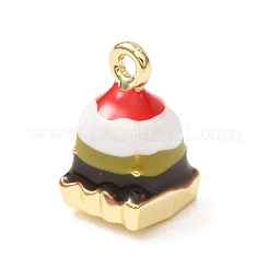 Pendentifs d'émail en laiton &nbsp;KK-CBA260B-14B-G