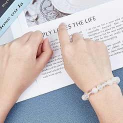 Природных кристаллов кварца бисер нитей G-OC0001-11