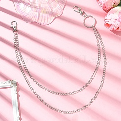 5 шт. 5 комплекта цепочек из цинкового сплава в стиле панк-луны AJEW-CJ0001-63