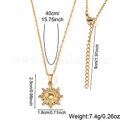 Винтажные подвески в виде солнца из нержавеющей стали 306 для женщин.&nbsp;IP0295