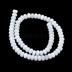 Gefärbt natürlichen weißen Jade Perlen Stränge&nbsp;GG-CBA9281-A20-5x8mm