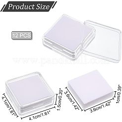 Прозрачные акриловые свободные коробки для демонстрации алмазов CON-WH0087-54B