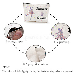 Поликоттоновые холщовые сумки-хранилища с тематикой медсестры ABAG-WH0029-084