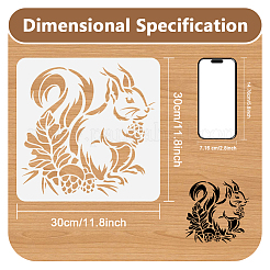 Stencil per pittura da disegno per animali domestici&nbsp;DIY-WH0675-065