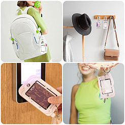 4 шт. 4 стиля прямоугольный держатель для фотокарточек из акрила и пластика для животных HJEW-CA0001-74