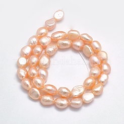 Нити из натурального культивированного пресноводного жемчуга PEAR-K003-19A