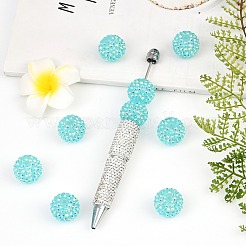 AB-цвет смолы горный хрусталь бисер&nbsp;RESI-S315-18x20-14