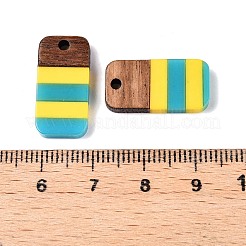 Подвески из эпоксидной смолы и орехового дерева RESI-N039-121C