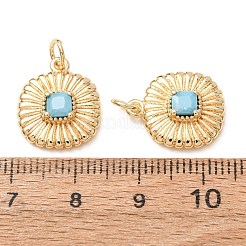 Pendenti in ottone con zirconi cubici&nbsp;CU-K002-43G-A